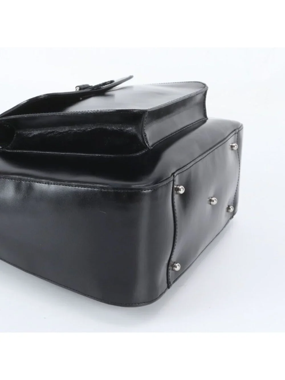 Gucci 5 Leather Handbag Tote Black